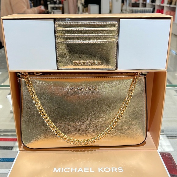 MICHAEL KORS
JST Md Faux Leather Crossbody XBody + Card Holder Boxed Set NWT - Picture 2 of 16